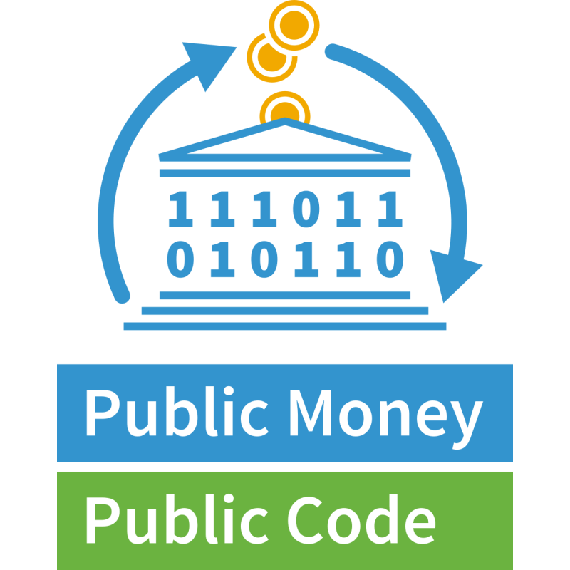 Logo of Public Money? Public Code!